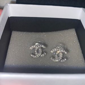 Chanel cc earrings